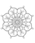 Blululi Serene Hand Drawn Mandala Coloring Pages - 16 Unique Designs digital download - Blululi