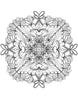 Blululi Serene Hand Drawn Mandala Coloring Pages - 16 Unique Designs digital download - Blululi