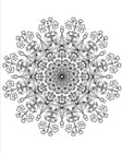 Blululi Serene Hand Drawn Mandala Coloring Pages - 16 Unique Designs digital download - Blululi