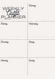 Blululi Versatile Weekly Planners - A4 digital download - Blululi