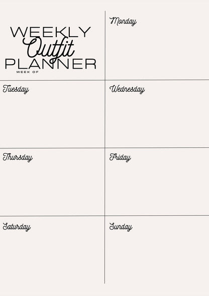 Blululi Versatile Weekly Planners - A4 digital download - Blululi