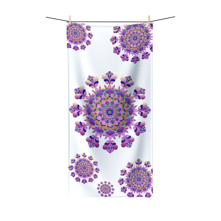 Bohemian Mandala Bath Towel - Colorful Floral Design Home Decor - Blululi