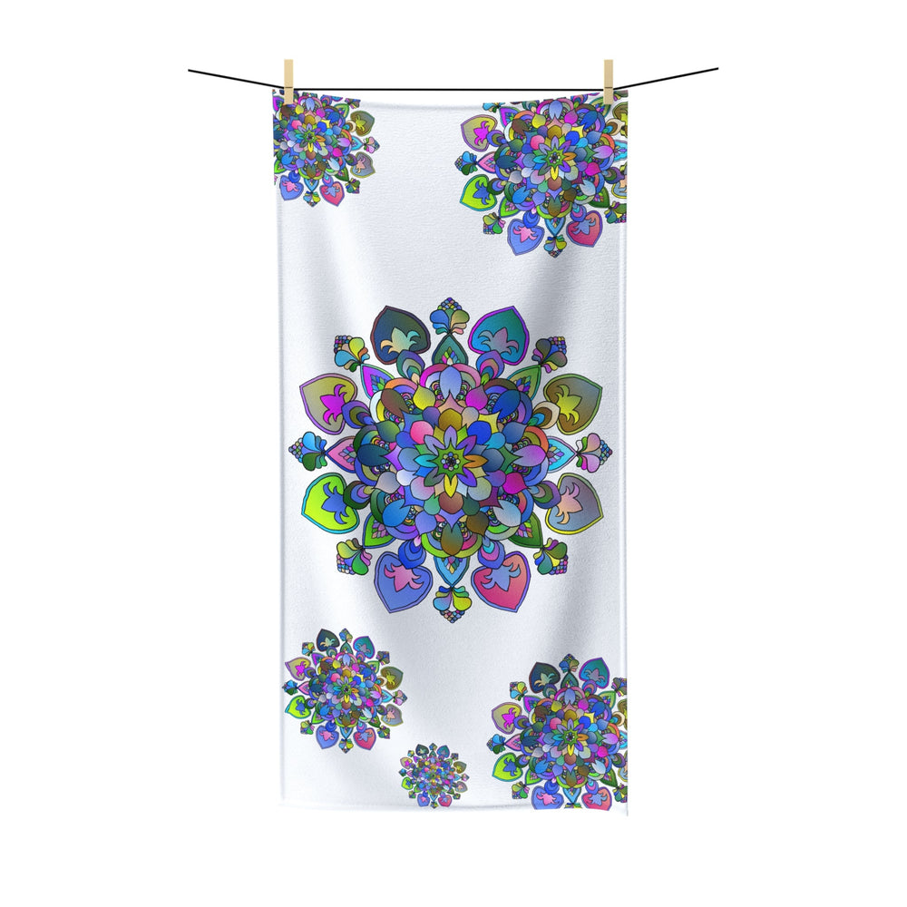 Bohemian Mandala Beach Towel - Colorful Floral Design Home Decor - Blululi