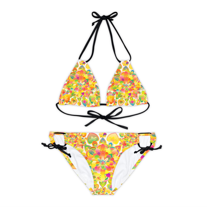 Bohemian Mandala Bikini Set - Colorful Beachwear All Over Prints - Blululi