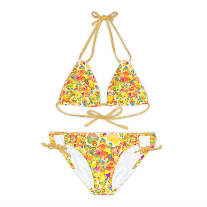 Bohemian Mandala Bikini Set - Colorful Beachwear All Over Prints - Blululi