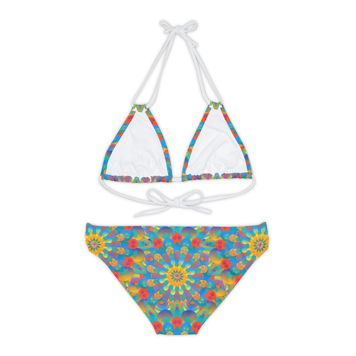 Bohemian Mandala Bikini Set - Colorful Beachwear All Over Prints - Blululi