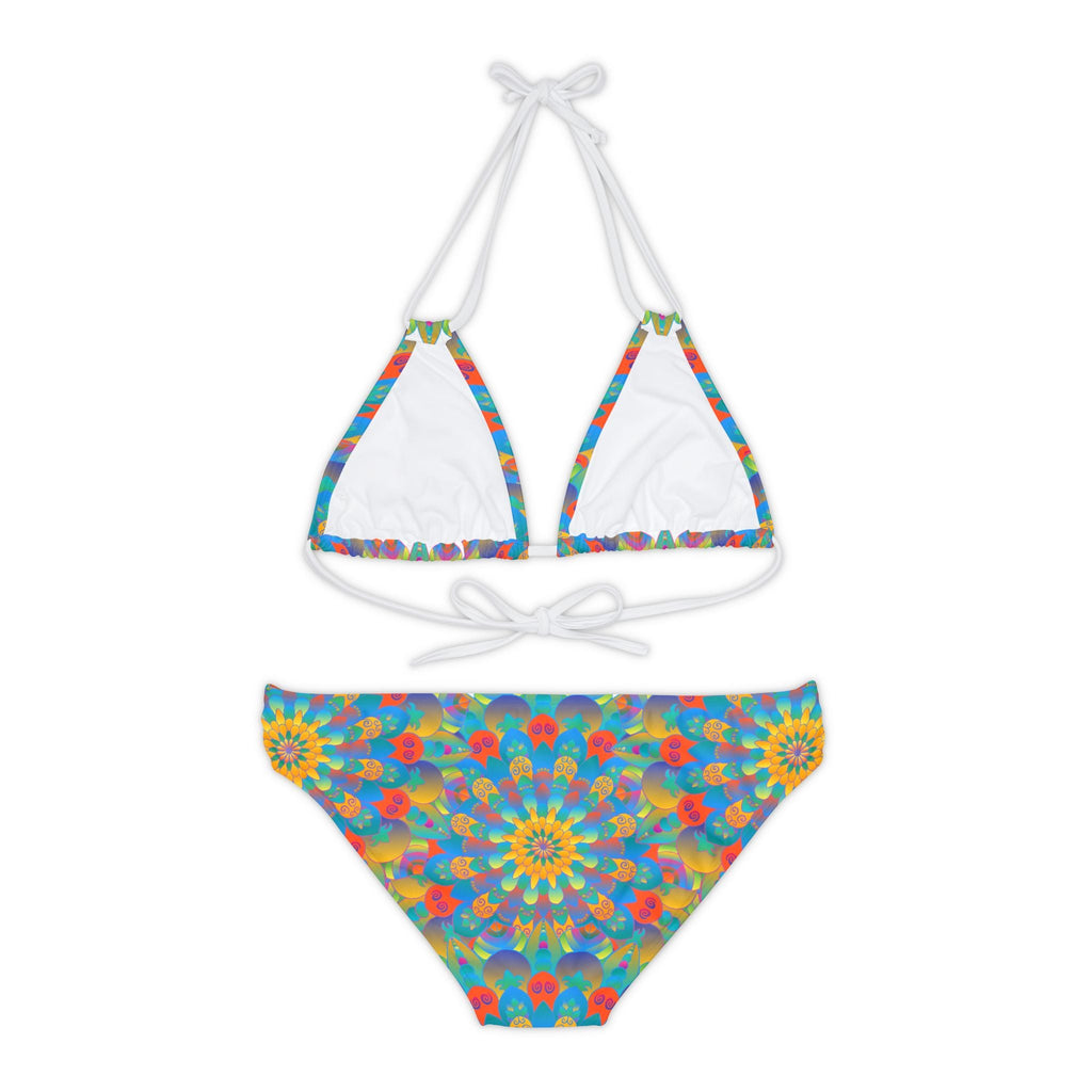 Bohemian Mandala Bikini Set - Colorful Beachwear All Over Prints - Blululi