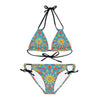 Bohemian Mandala Bikini Set - Colorful Beachwear All Over Prints - Blululi