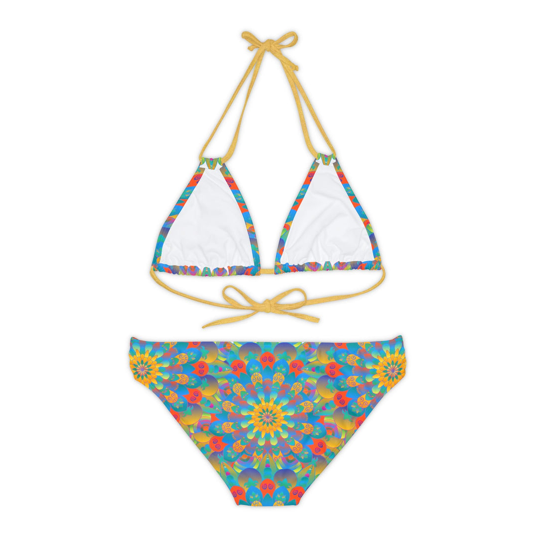 Bohemian Mandala Bikini Set - Colorful Beachwear All Over Prints - Blululi