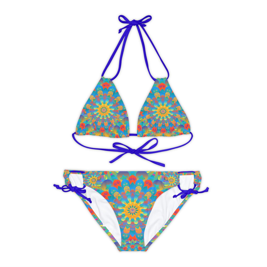 Bohemian Mandala Bikini Set - Colorful Beachwear All Over Prints - Blululi