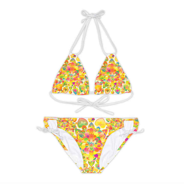 Bohemian Mandala Bikini Set - Colorful Beachwear All Over Prints - Blululi