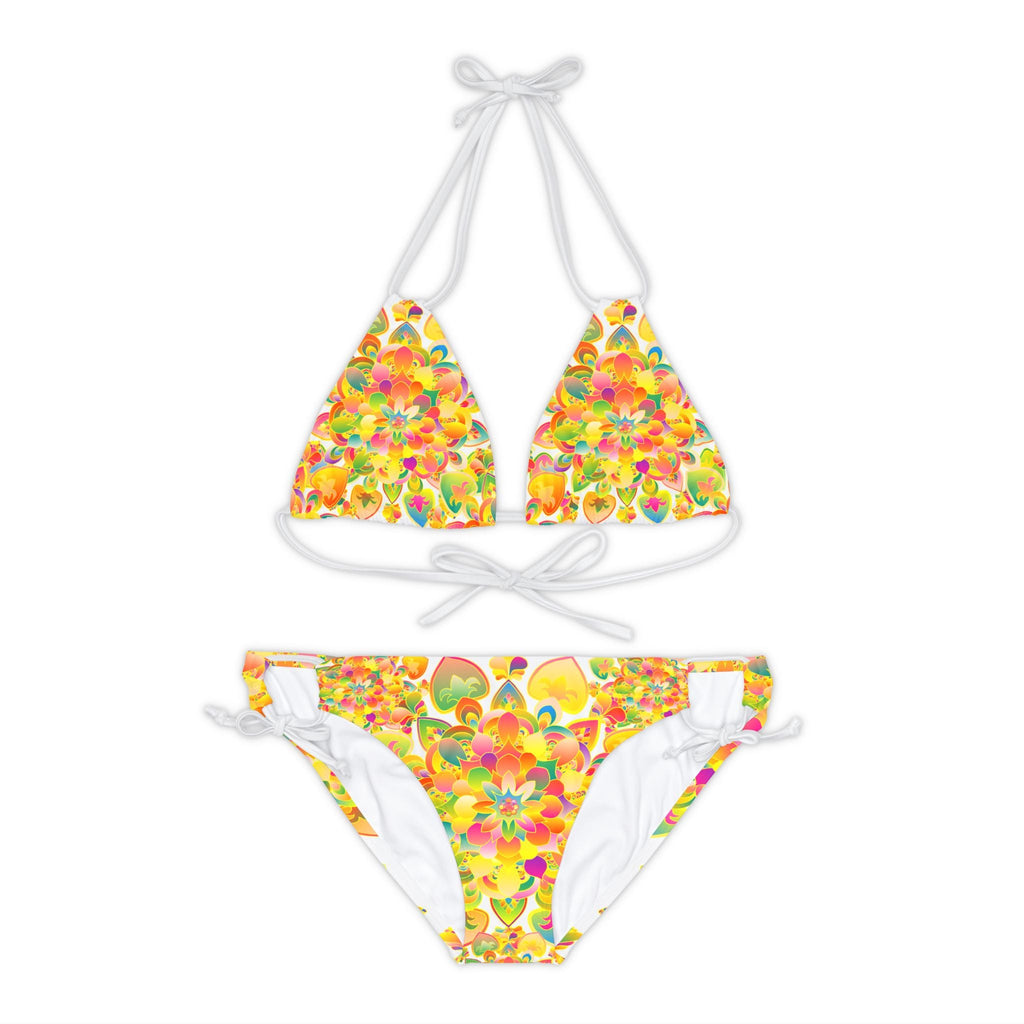 Bohemian Mandala Bikini Set - Colorful Beachwear All Over Prints - Blululi