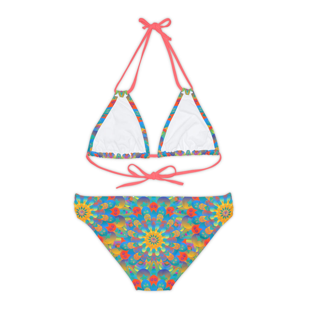 Bohemian Mandala Bikini Set - Colorful Beachwear All Over Prints - Blululi