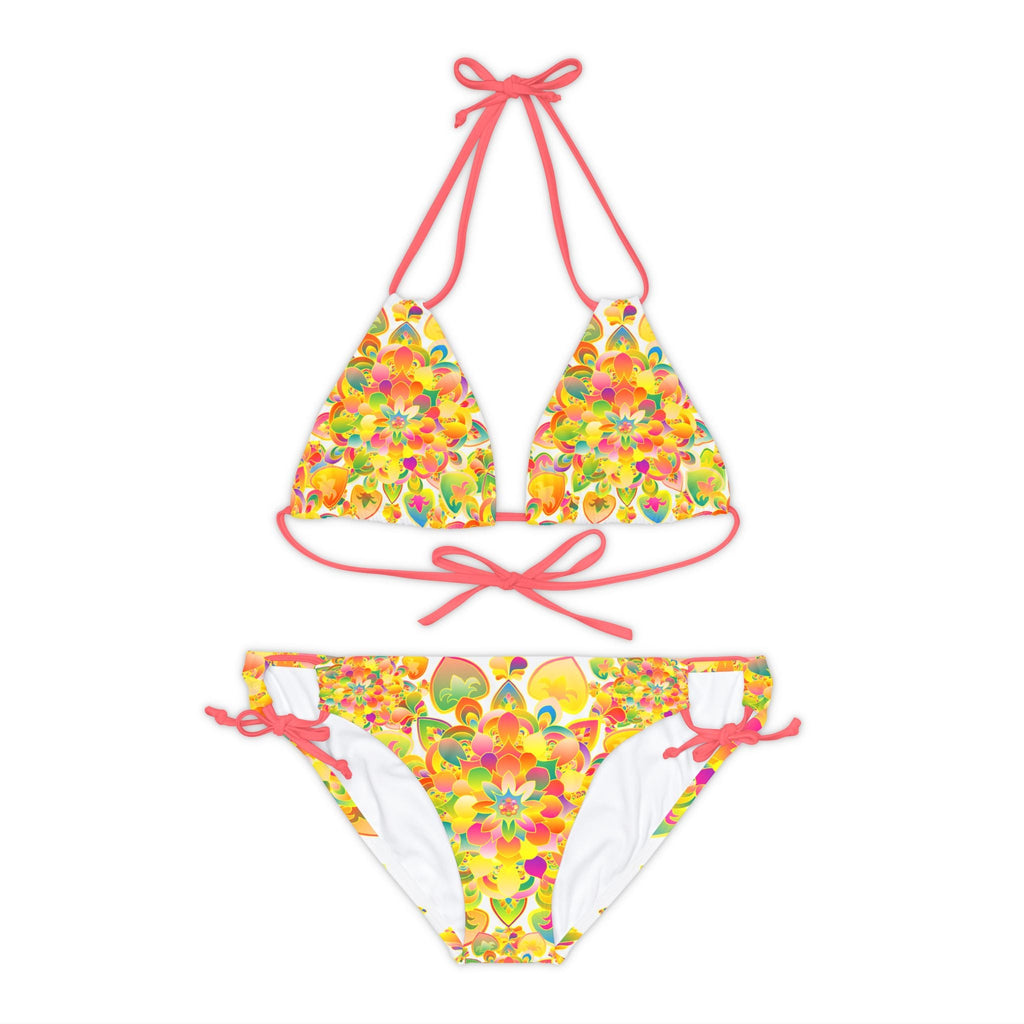 Bohemian Mandala Bikini Set - Colorful Beachwear All Over Prints - Blululi