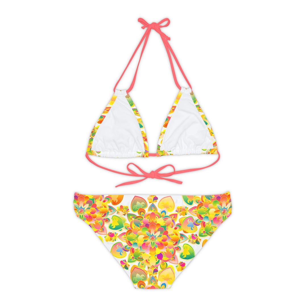 Bohemian Mandala Bikini Set - Colorful Beachwear All Over Prints - Blululi