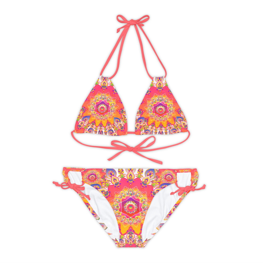 Bohemian Mandala Bikini Set - Colorful Beachwear All Over Prints - Blululi