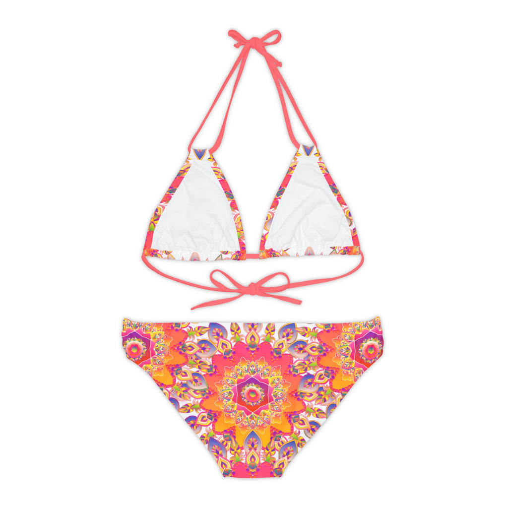 Bohemian Mandala Bikini Set - Colorful Beachwear All Over Prints - Blululi