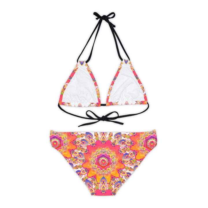 Bohemian Mandala Bikini Set - Colorful Beachwear All Over Prints - Blululi