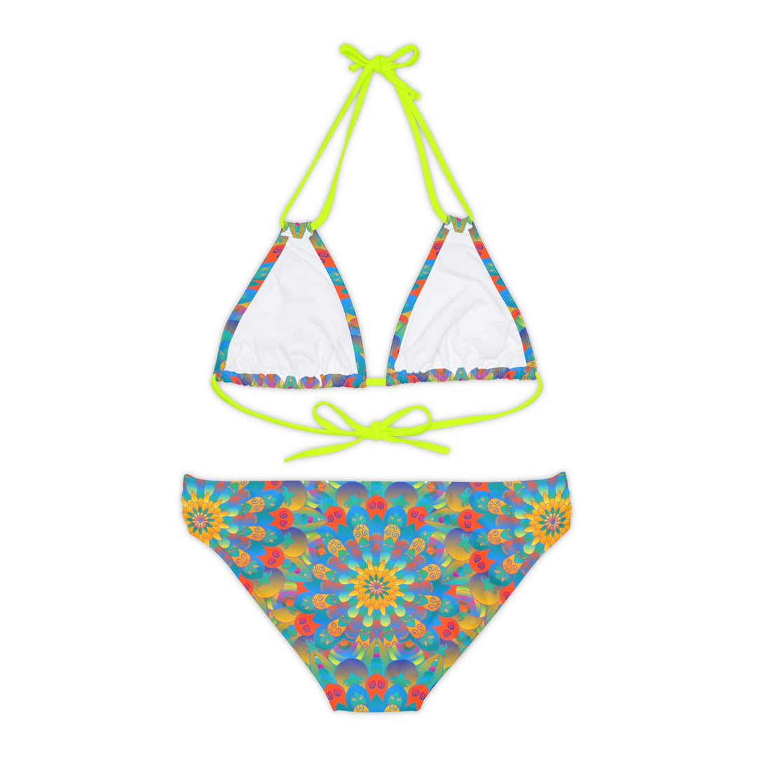 Bohemian Mandala Bikini Set - Colorful Beachwear All Over Prints - Blululi