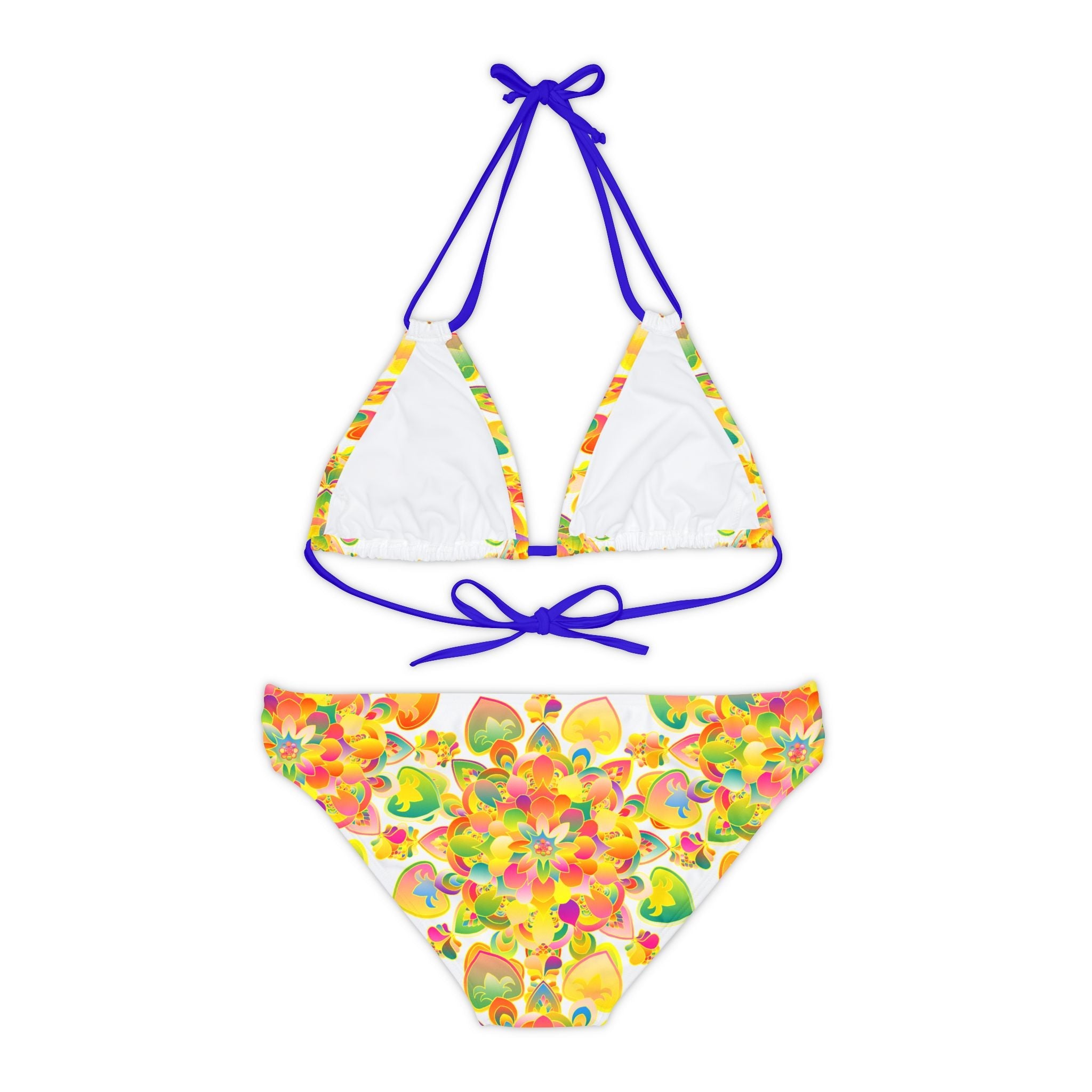 Bohemian Mandala Bikini Set - Colorful Beachwear All Over Prints - Blululi