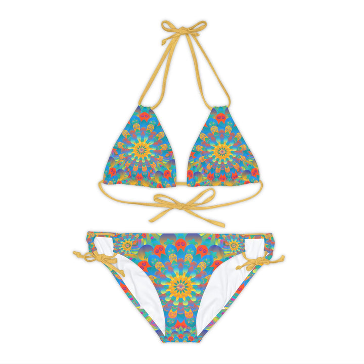 Bohemian Mandala Bikini Set - Colorful Beachwear All Over Prints - Blululi