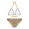 Bohemian Mandala Bikini Set - Colorful Hand Drawn Art All Over Prints - Blululi