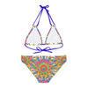 Bohemian Mandala Bikini Set - Colorful Hand Drawn Art All Over Prints - Blululi