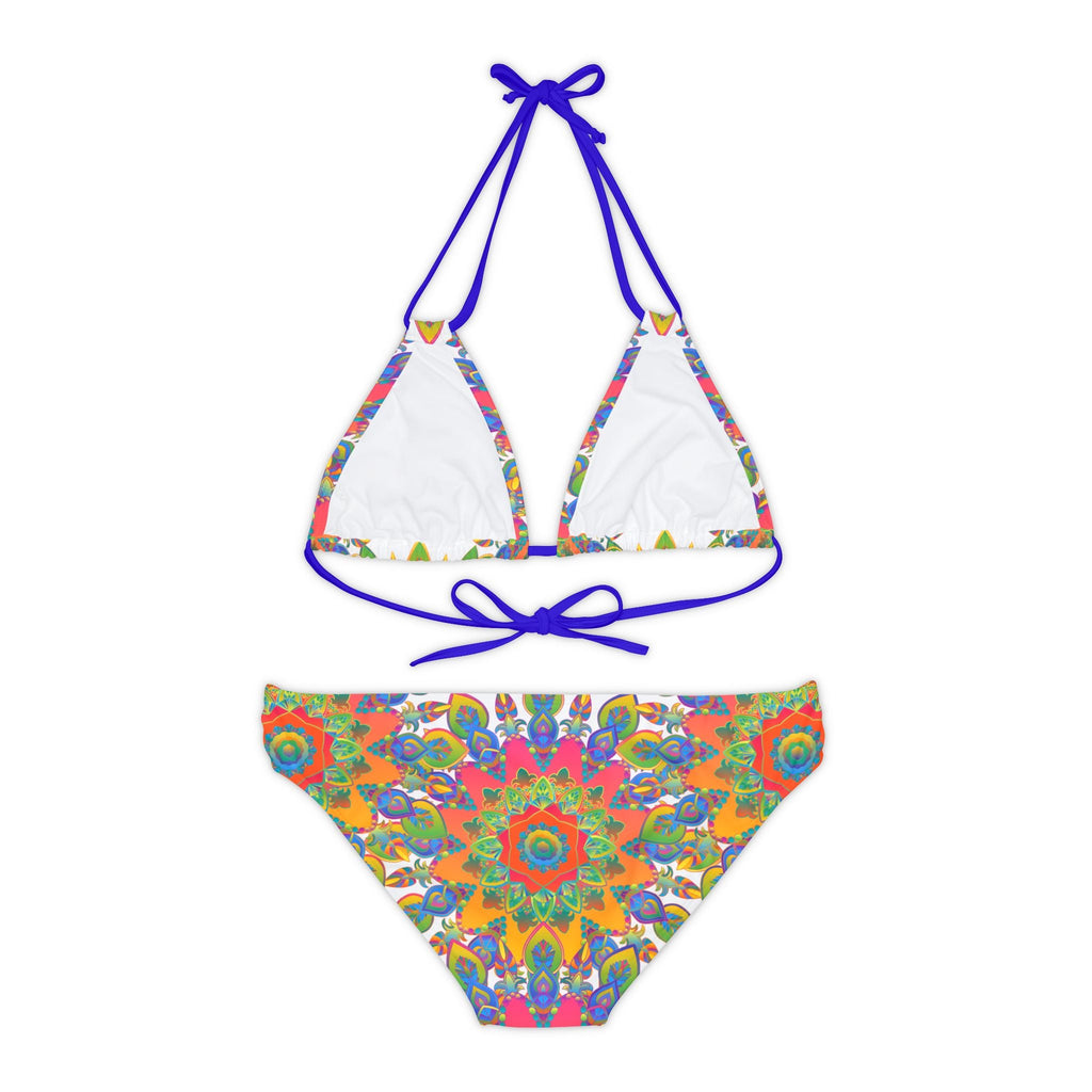 Bohemian Mandala Bikini Set - Colorful Hand Drawn Art All Over Prints - Blululi