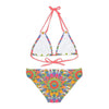 Bohemian Mandala Bikini Set - Colorful Hand Drawn Art All Over Prints - Blululi