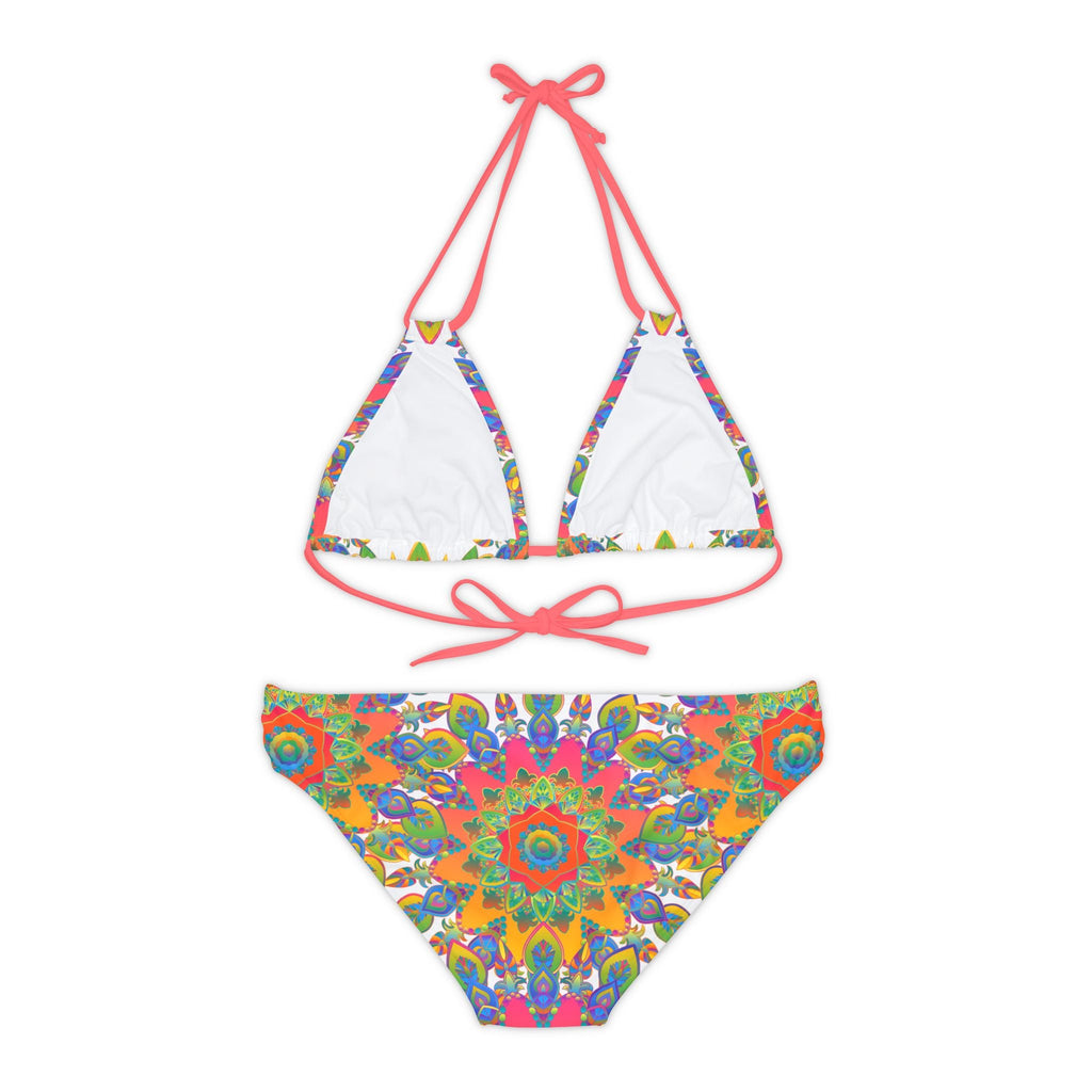 Bohemian Mandala Bikini Set - Colorful Hand Drawn Art All Over Prints - Blululi