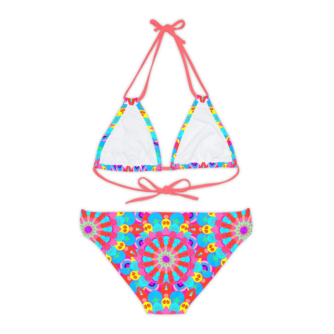 Bohemian Mandala Bikini Set - Colorful Hand Drawn Art All Over Prints - Blululi