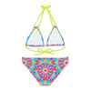 Bohemian Mandala Bikini Set - Colorful Hand Drawn Art All Over Prints - Blululi