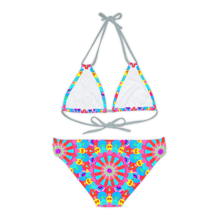 Bohemian Mandala Bikini Set - Colorful Hand Drawn Art All Over Prints - Blululi