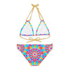 Bohemian Mandala Bikini Set - Colorful Hand Drawn Art All Over Prints - Blululi