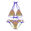 Bohemian Mandala Bikini Set - Colorful Hand Drawn Art All Over Prints - Blululi