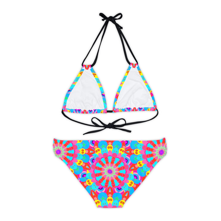 Bohemian Mandala Bikini Set - Colorful Hand Drawn Art All Over Prints - Blululi