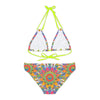 Bohemian Mandala Bikini Set - Colorful Hand Drawn Art All Over Prints - Blululi