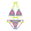 Bohemian Mandala Bikini Set - Colorful Hand Drawn Art All Over Prints - Blululi