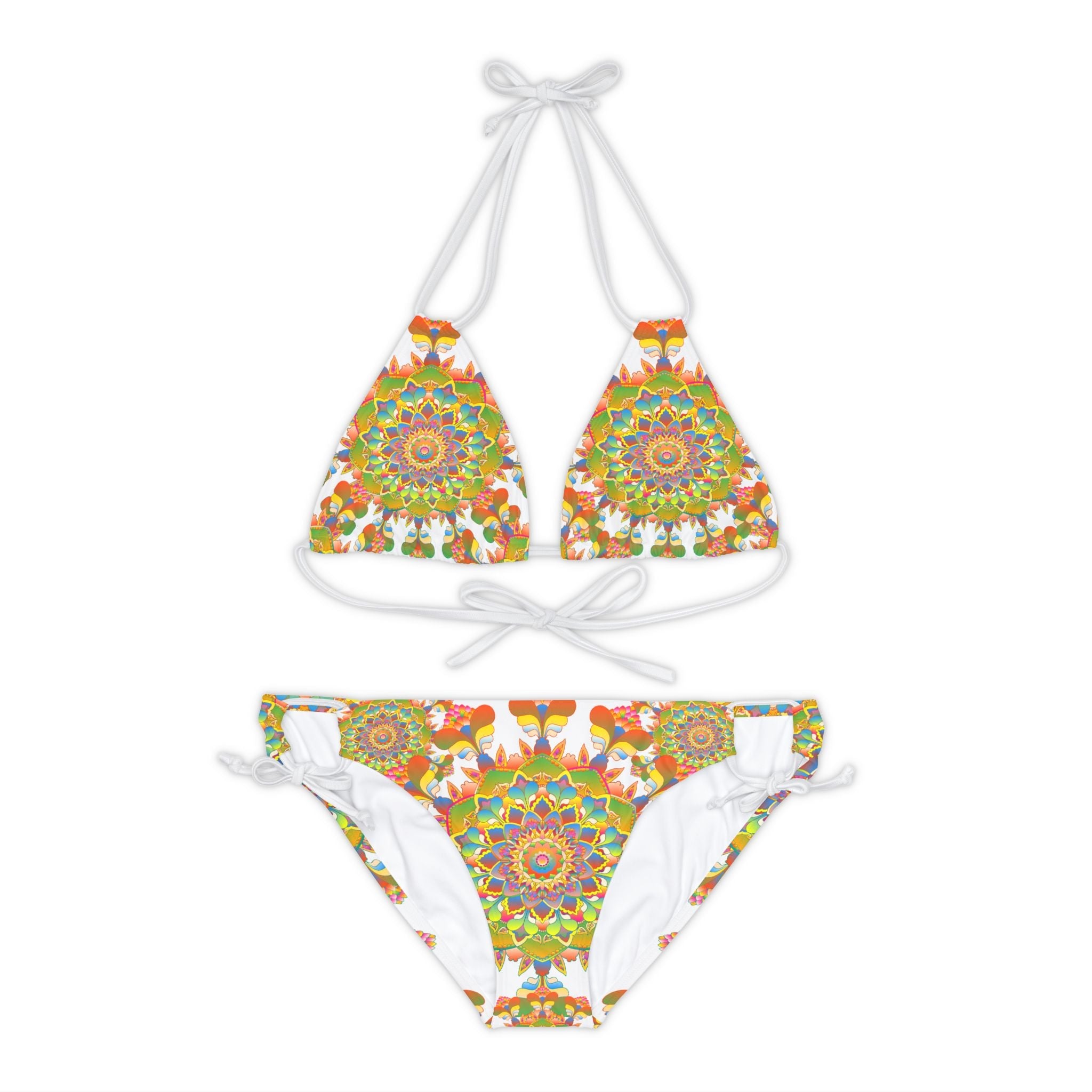 Bohemian Mandala Bikini Set - Colorful & Unique All Over Prints - Blululi