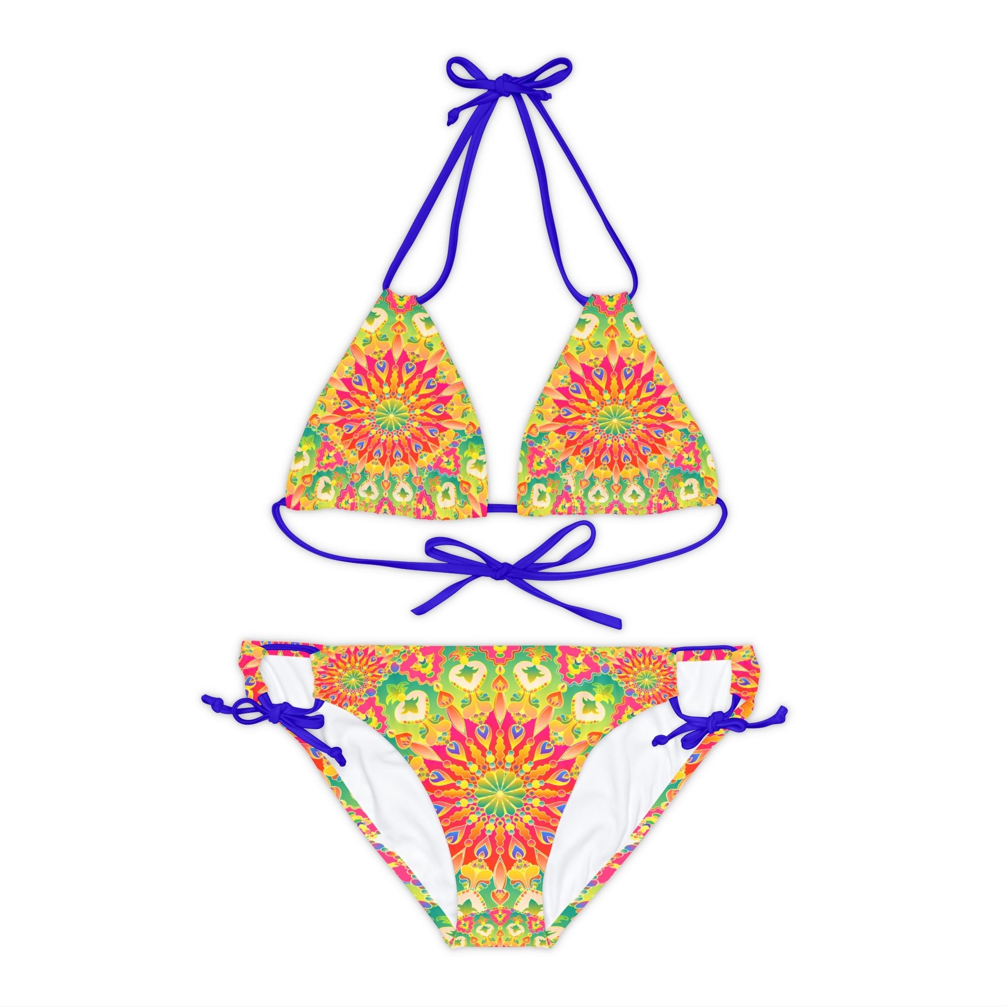 Bohemian Mandala Bikini Set - Colorful & Vibrant All Over Prints - Blululi