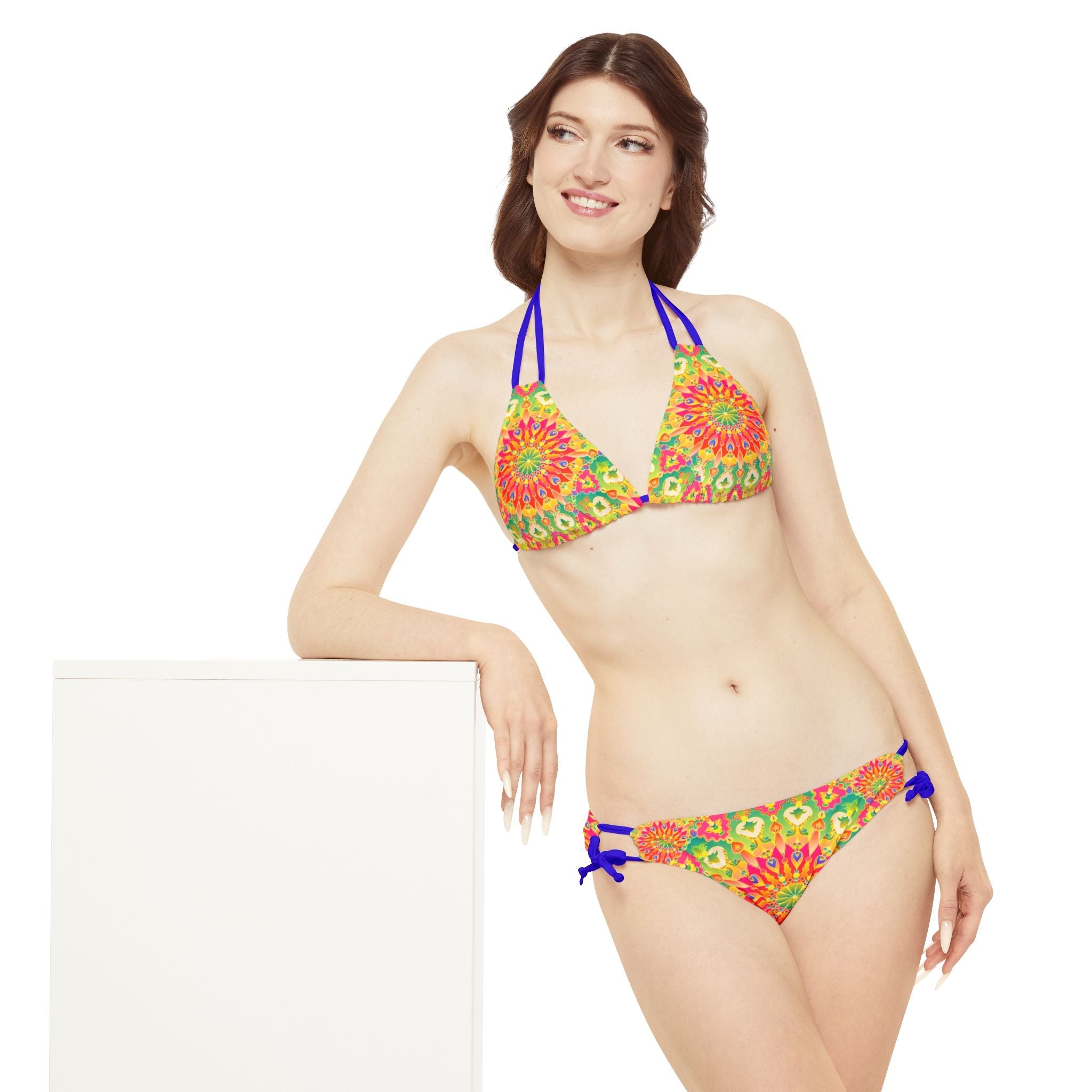 Bohemian Mandala Bikini Set - Colorful & Vibrant All Over Prints - Blululi