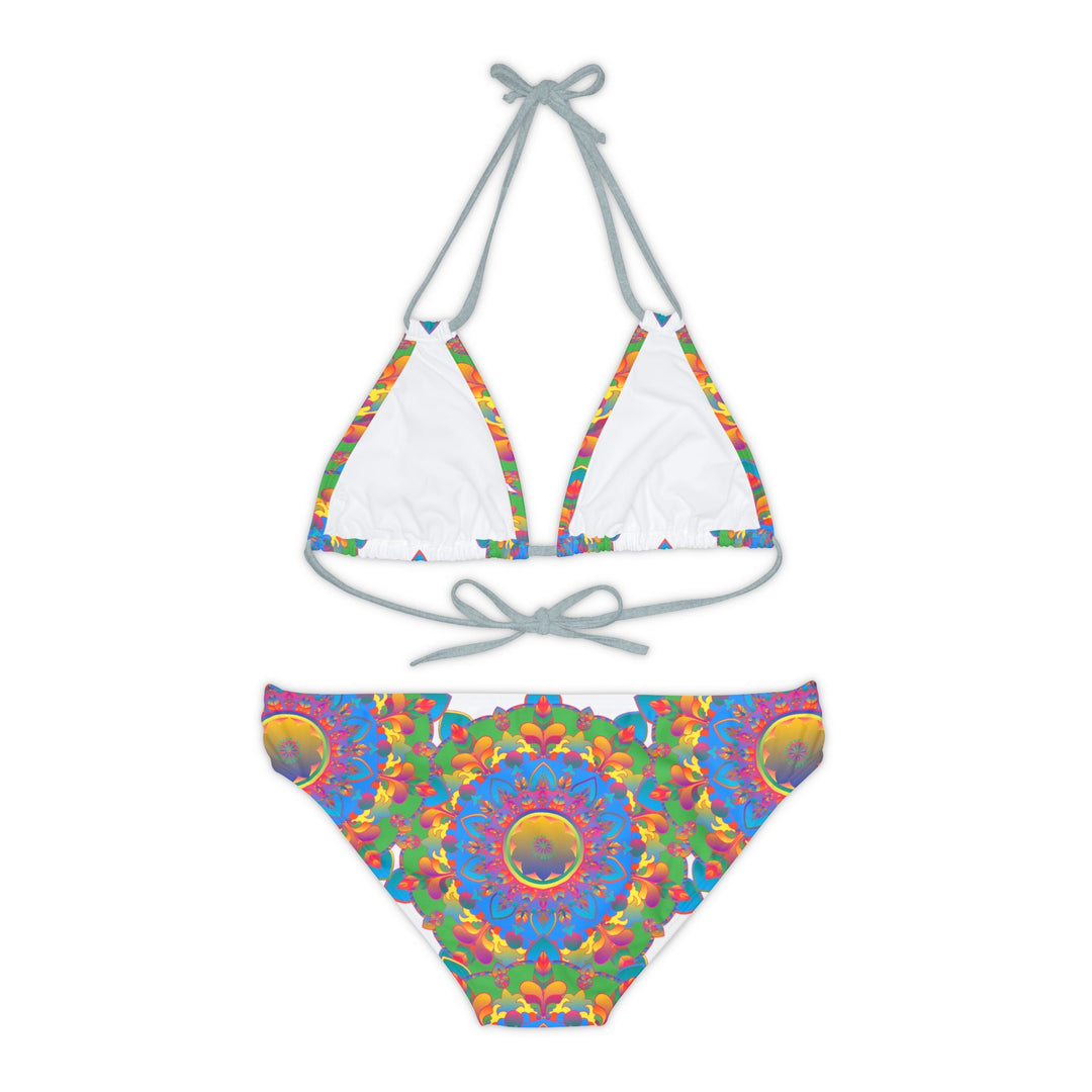 Bohemian Mandala Bikini Set - Hand Drawn Art All Over Prints - Blululi