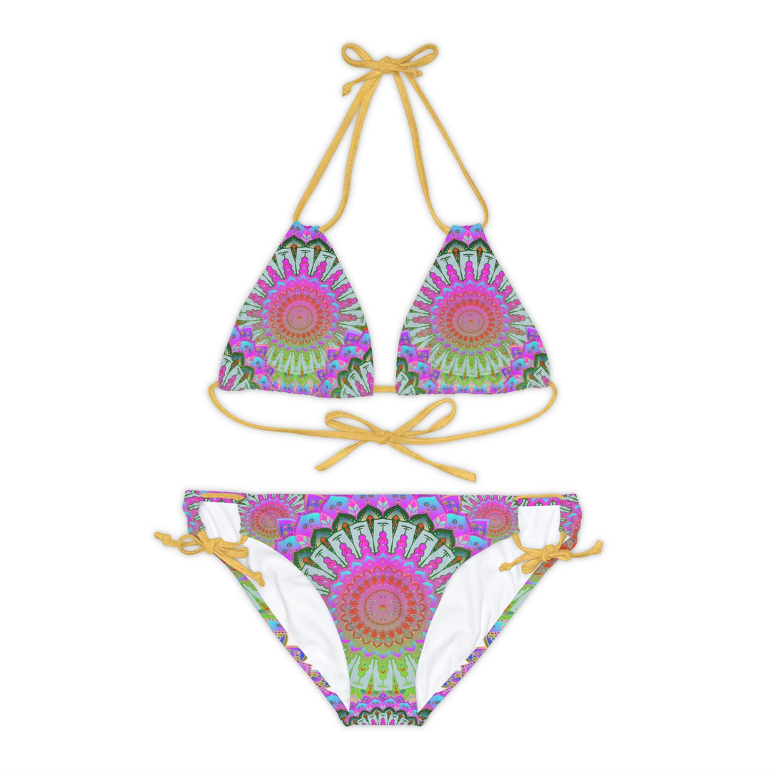 Bohemian Mandala Bikini Set - Hand Drawn Art All Over Prints - Blululi