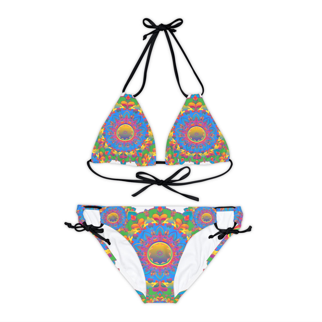 Bohemian Mandala Bikini Set - Hand Drawn Art All Over Prints - Blululi