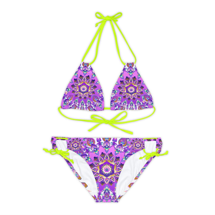 Bohemian Mandala Bikini Set - Hand Drawn Art All Over Prints - Blululi