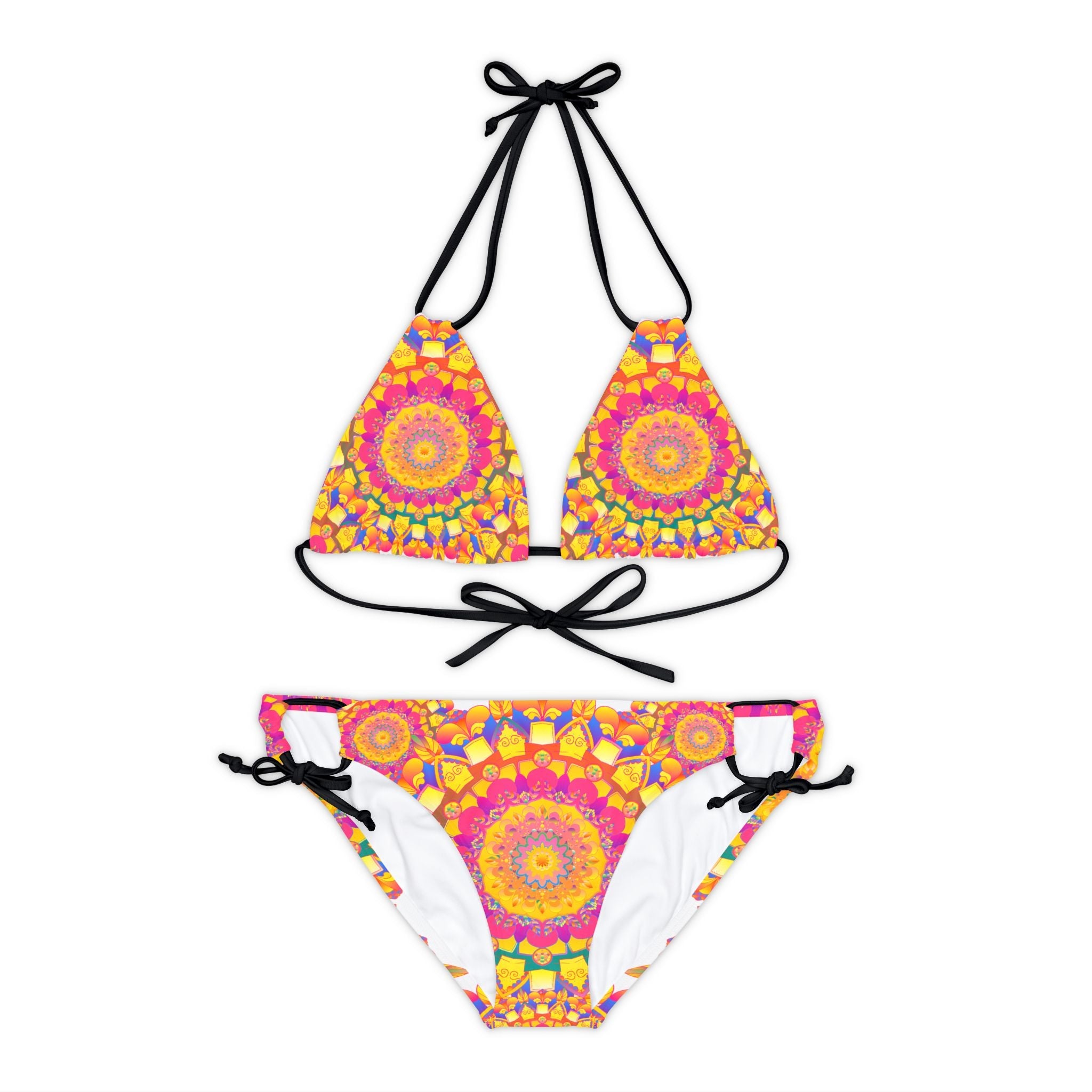 Bohemian Mandala Bikini Set - Hand Drawn Art All Over Prints - Blululi