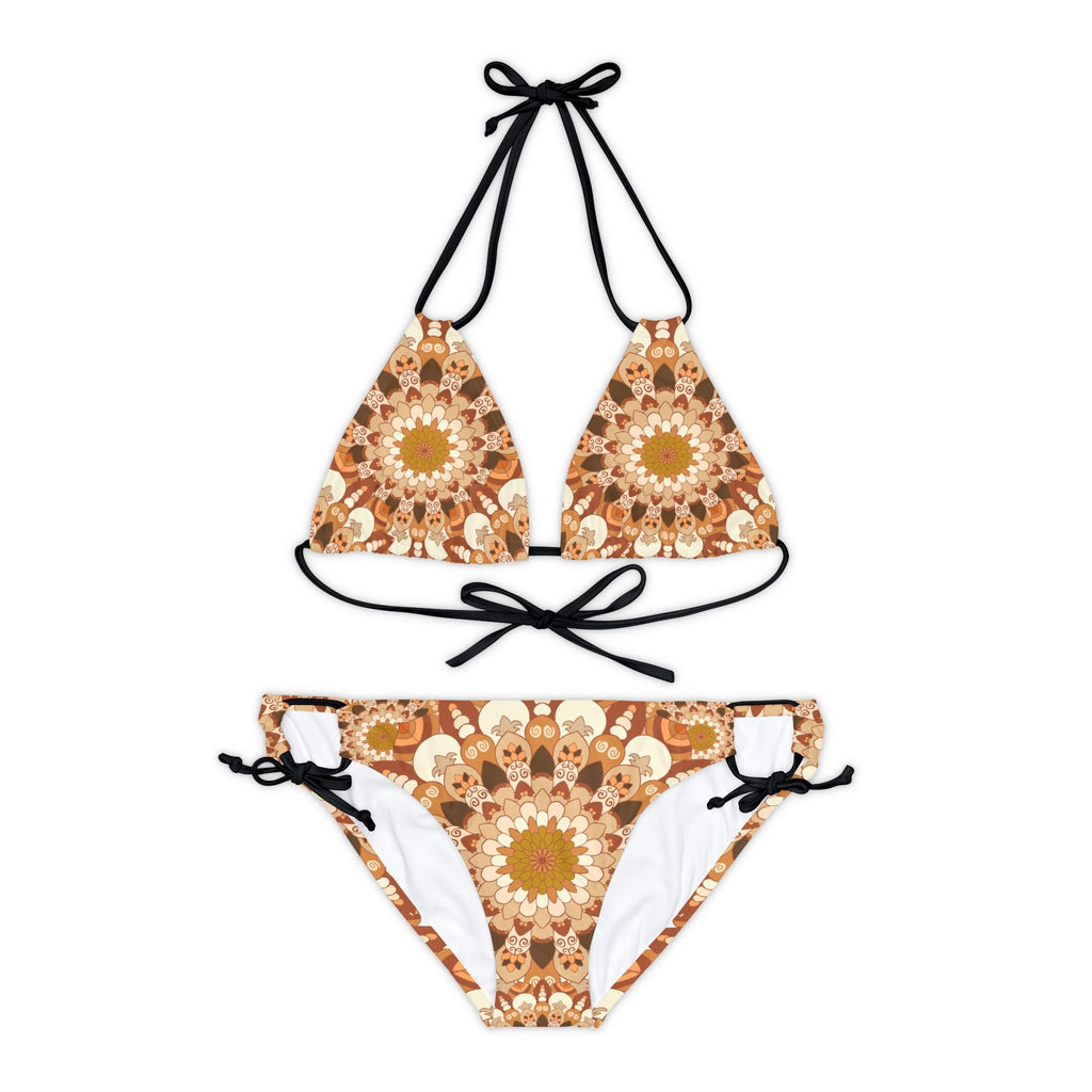 Bohemian Mandala Bikini Set - Hand Drawn Art All Over Prints - Blululi