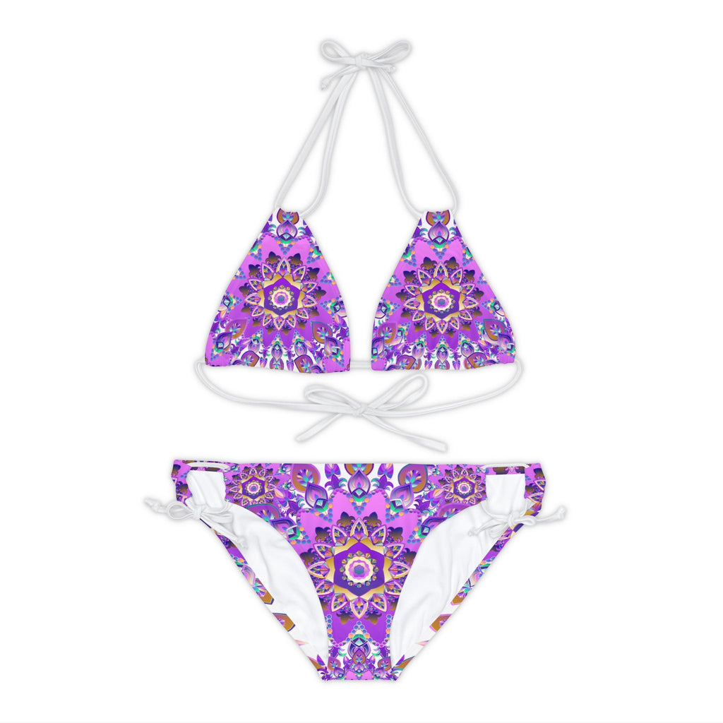 Bohemian Mandala Bikini Set - Hand Drawn Art All Over Prints - Blululi