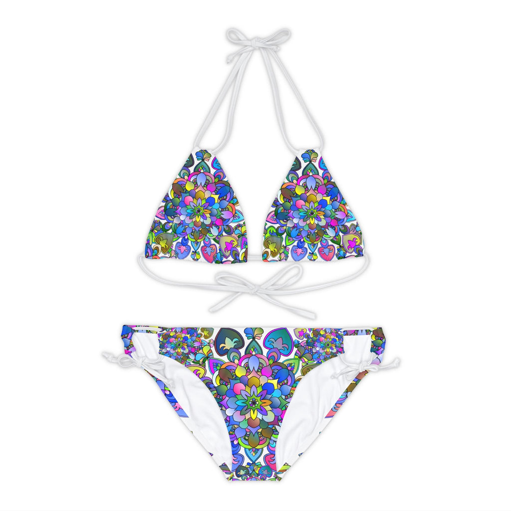 Bohemian Mandala Bikini Set - Hand Drawn Art All Over Prints - Blululi