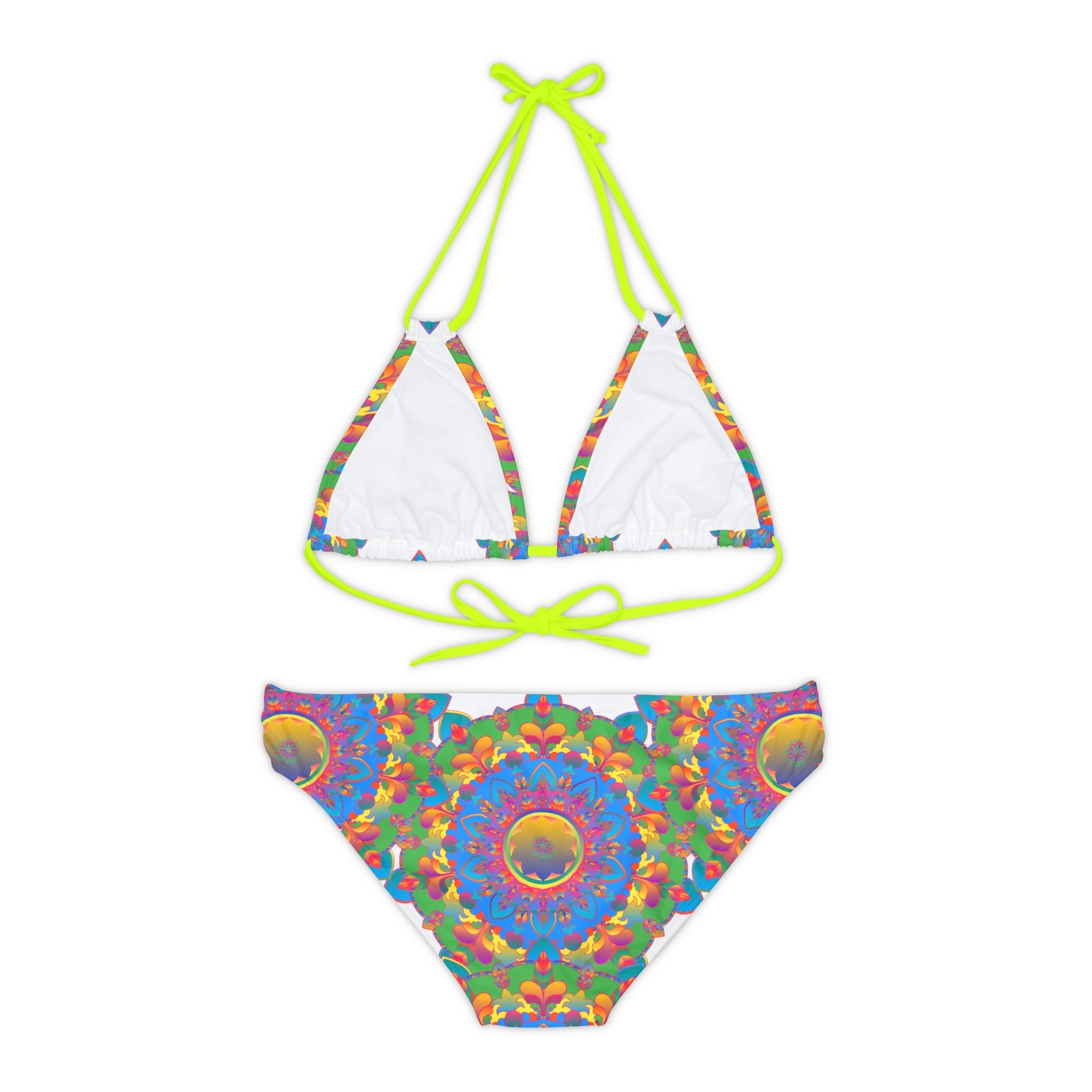 Bohemian Mandala Bikini Set - Hand Drawn Art All Over Prints - Blululi